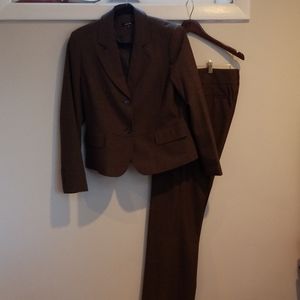 Womens size 12 brown suit.